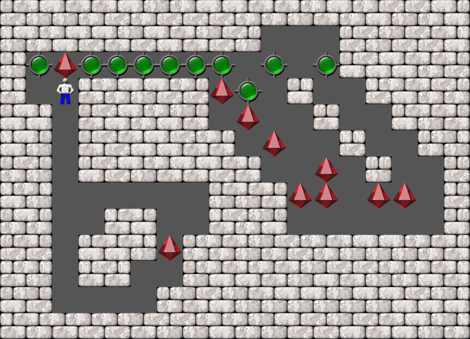 Sokoban Bugs550 collection level 411